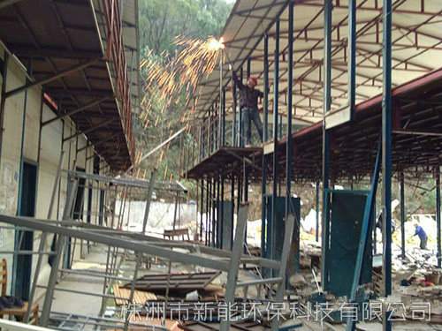 鋼構(gòu)廠房拆除、回收 (4)